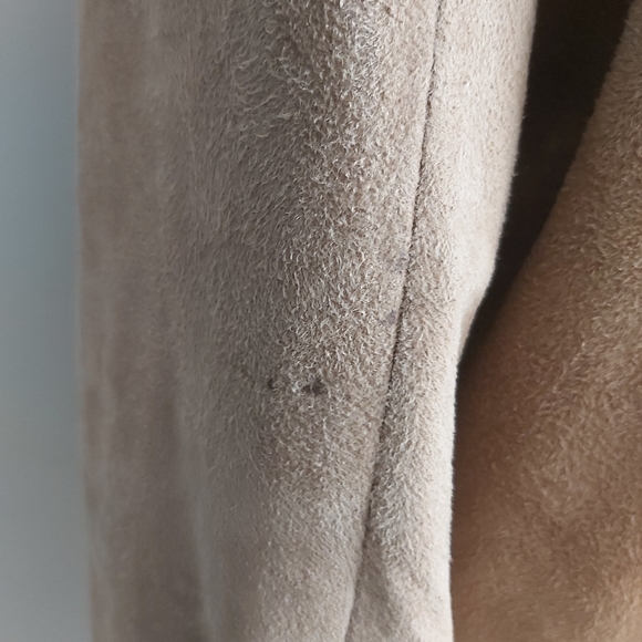 Vintage Members Only by Europe Craft suede bomber jacket camel tan unisex - Picture 11 of 16